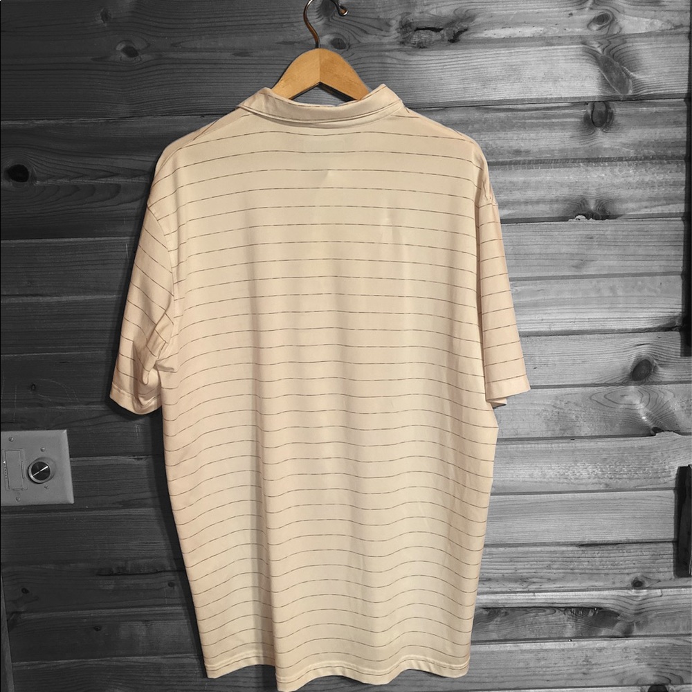 Callaway Opti-Dry Men’s White and Gray Stripe Golf Polo Size XL - Picture 4 of 5